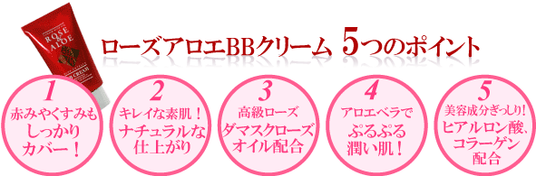 ローズアロエBBクリーム